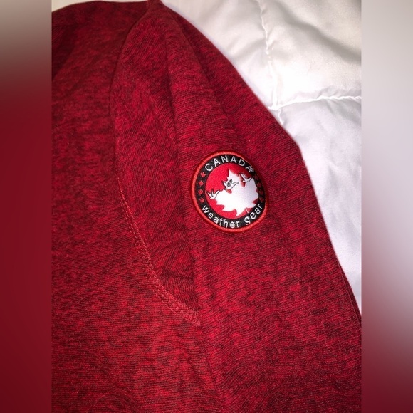 Canada weather gear long sleeve- red - Picture 8 of 9